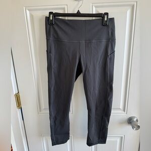 Lululemon Pace Rival High-Rise Crop 22" *No Zip Graphite Gray